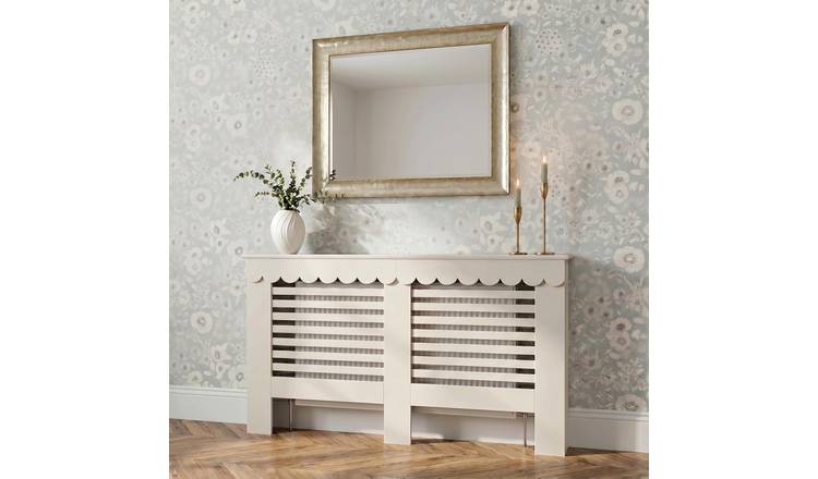 OHS Scallop Radiator Cover - Cream - Large