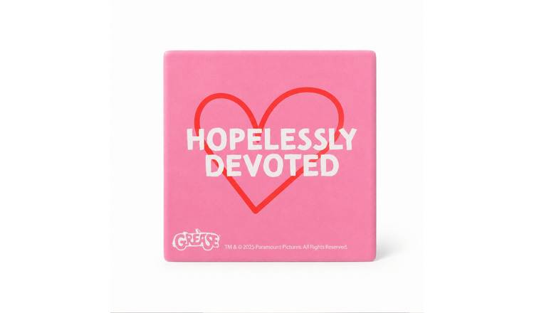Widdop Fandomania Grease 'Hopelessly Devoted' Coaster - Pink