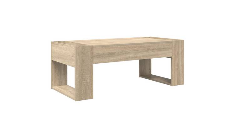 Walplus Engineered Wood Coffee Table - Sonoma Oak - 110 x 50 x 41 cm
