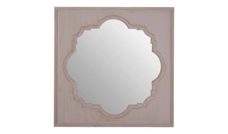 Orsina Gladys Fossil Grey Wall Mirror – Natural