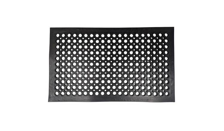 Ark Mat 12mm Anti-Fatigue Rubber Mat Ramp Edge - 0.8m x 0.5m