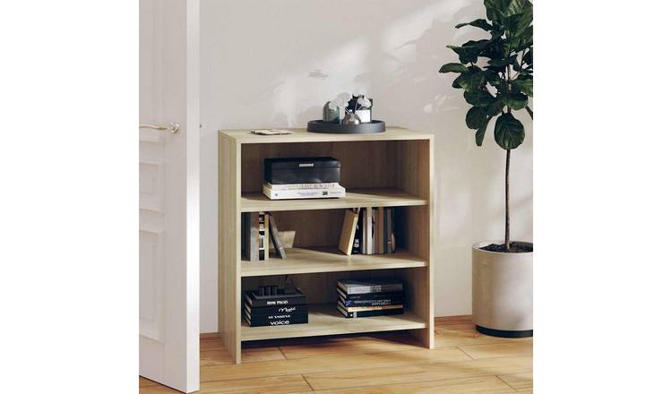 Walplus Engineered Wood Sideboard - Sonoma Oak - 70 x 40.5 x 75 cm