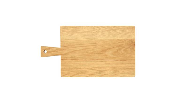 Orsina Lyna Large Oak Wood Paddle Chopping and Serving Board