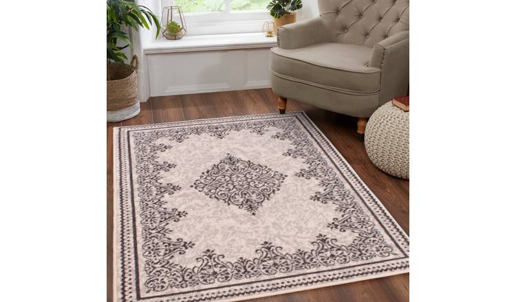 DS Living Medallion Traditional Rug - Cream - 230x160cm