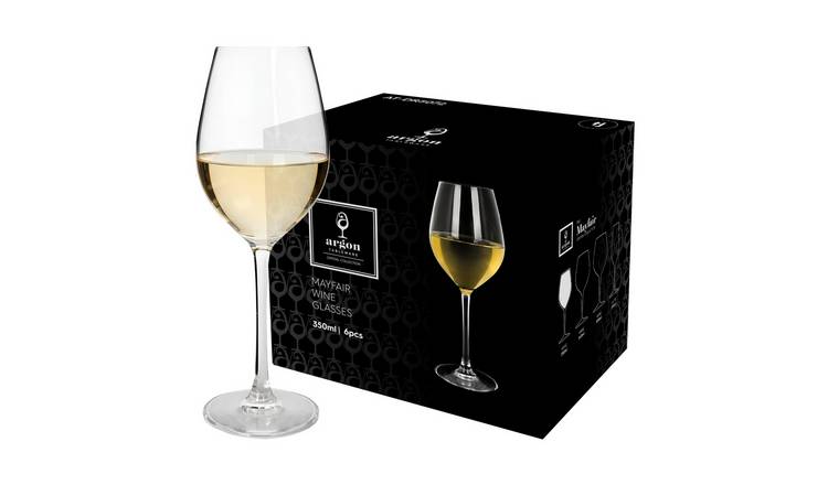 Argon Tableware Mayfair Crystal White Wine Glasses -  Pack of 24