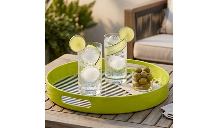 Orsina Mimo Stripe Tray With Handles