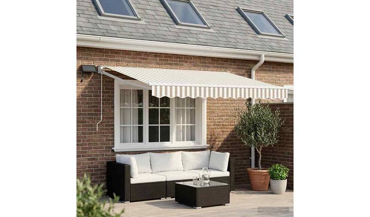 Walplus Electric Aluminium - Light Grey and White - White Frame - White Finish