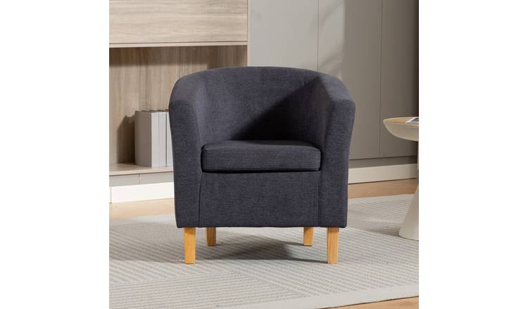 Artemis Home Millie Fabric Accent Chair - Charcoal