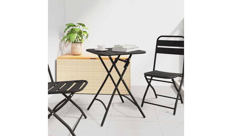 Walplus Metal Table - Anthracite - 55 x 55 x 72.5 cm