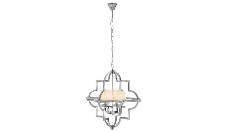 Orsina Kensington Townhouse Pendant Light - Silver