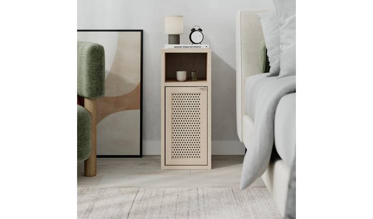 Decortie New Inca Particleboard Bedside Table - Light Oak