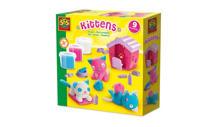 SES Creative Play Dough Kittens Model Set