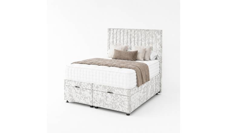 Comfy Deluxe Eva 6ft Super King End Foot Lift Ottoman Bed Set - White