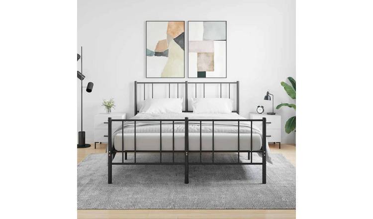 Walplus Pack of 2 Bedside Storage Cabinet - White - 40 x 35 x 47.5 cm