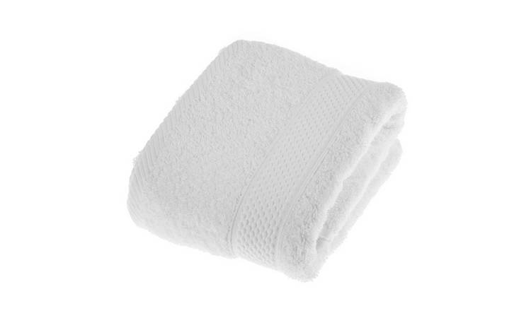 Homescapes Turkish Cotton Hand Towel - White