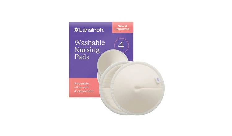 Lansinoh Pack of 4 Washable Nursing Pads