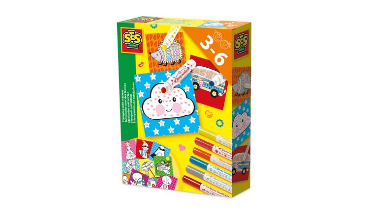 SES Creative Stamping With Marker Pens Craft Set