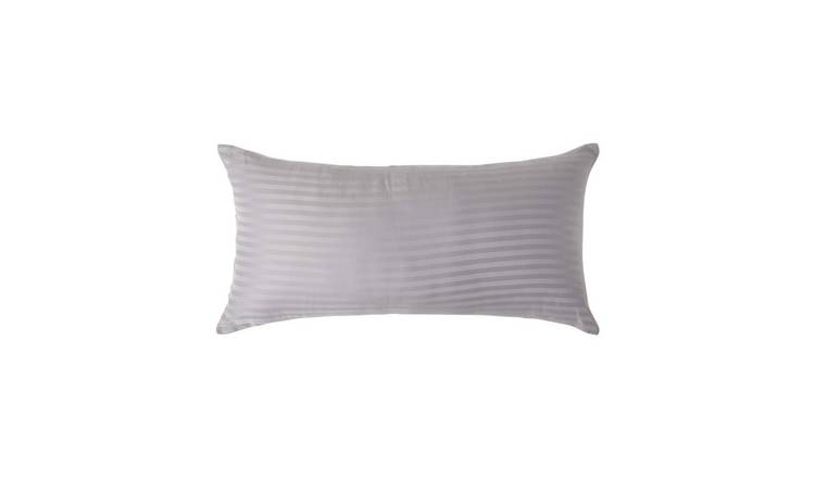 Homesapes Egyptian Cotton Satin Stripe Pillowcase - 40 x 80 cm - Grey