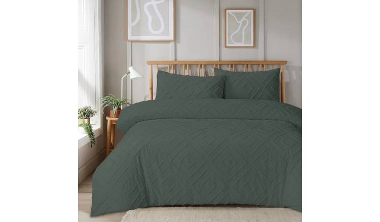 New Edge Blinds Como Grey Duvet Set - King Size