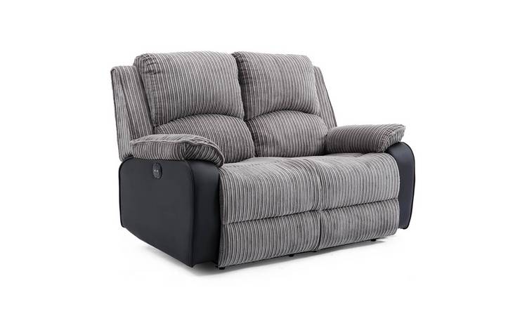 Furniture Online Postana Electric Recliner 2 Seater Fabric Sofa – Grey