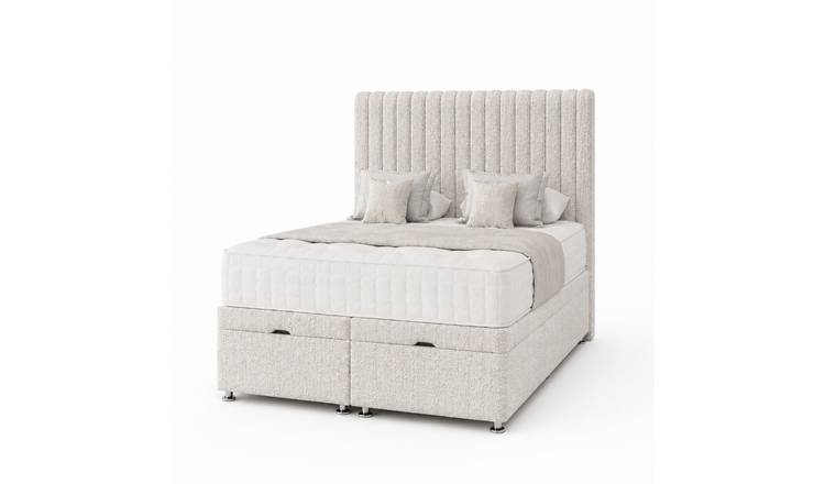 Comfy Deluxe Apollo 3ft Single End Lift Ottoman Bed Set -   Cream
