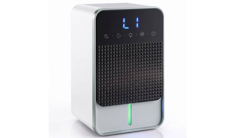 HOMCOM 400mL Dehumidifier with RGB Mood Light - White