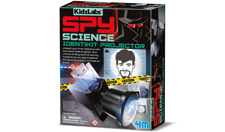 4M KidzLabs Spy Science Identikit Projector - 5 Years +