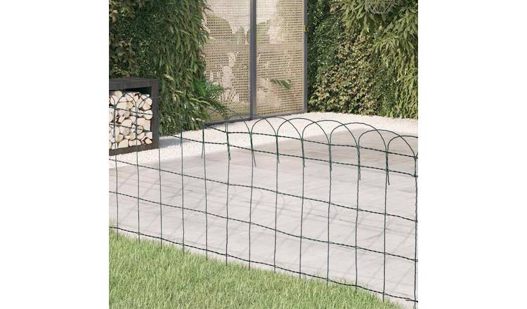 Walplus Garden Border Fence - Green - 10 x 0.65 cm