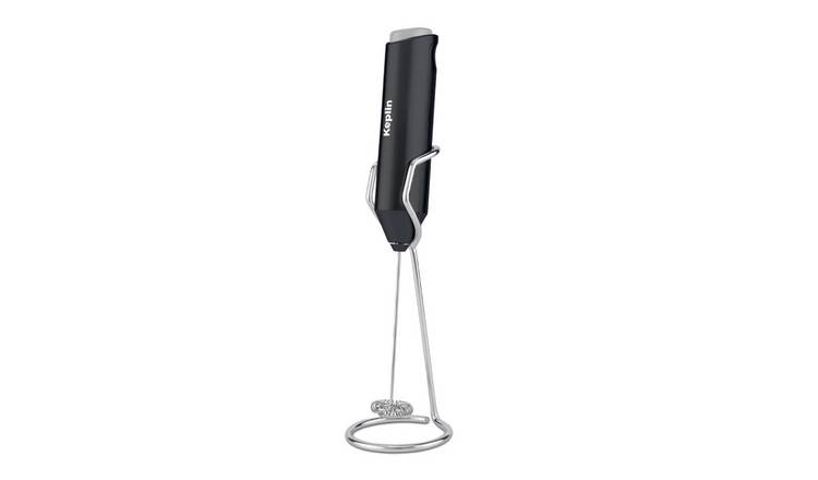 Keplin Cook Handheld Battery Milk Frother With Stand - Black
