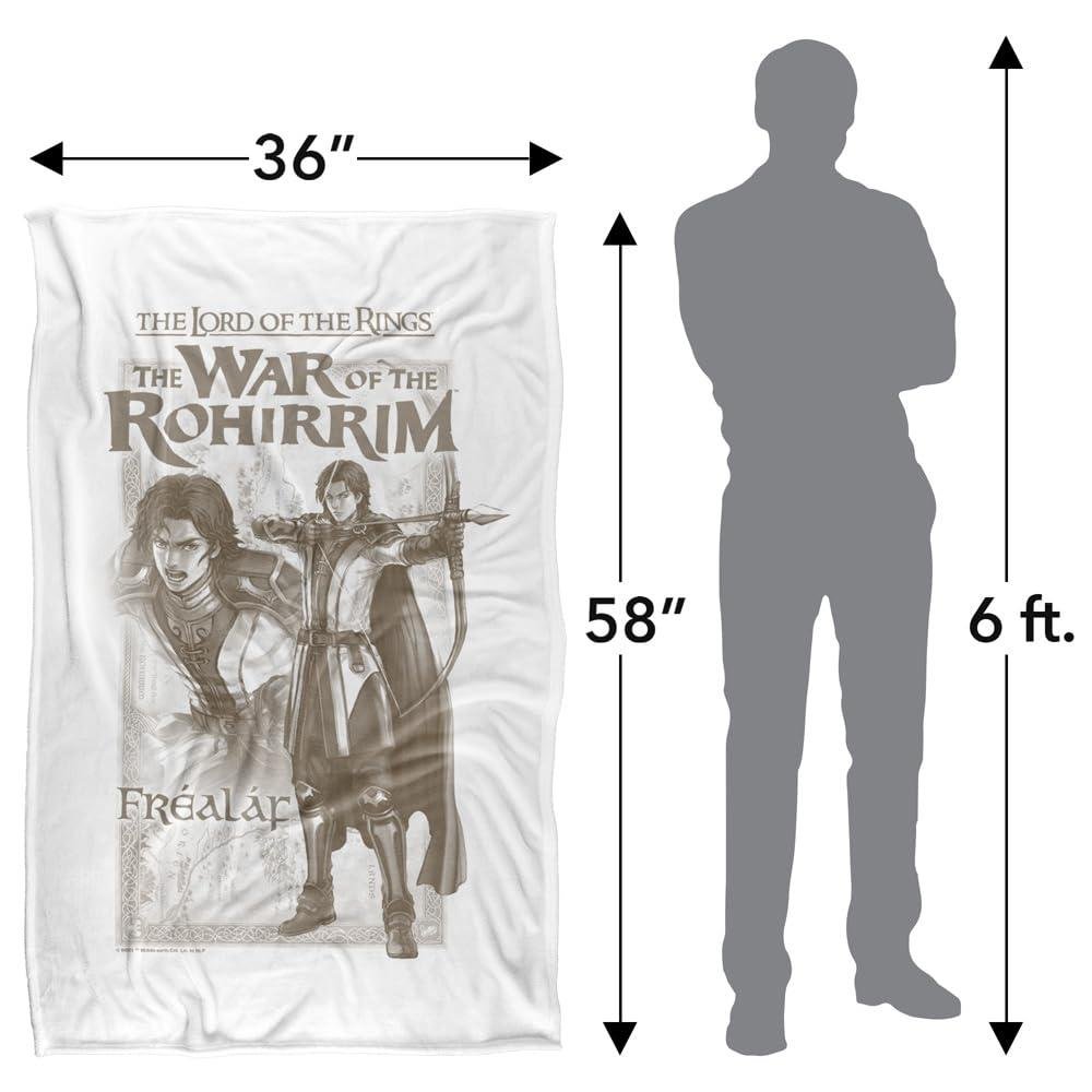 The Lord of the Rings: The the Rohirrim Homage Frealaf Blanket - 147cm x 91cm - Image 4