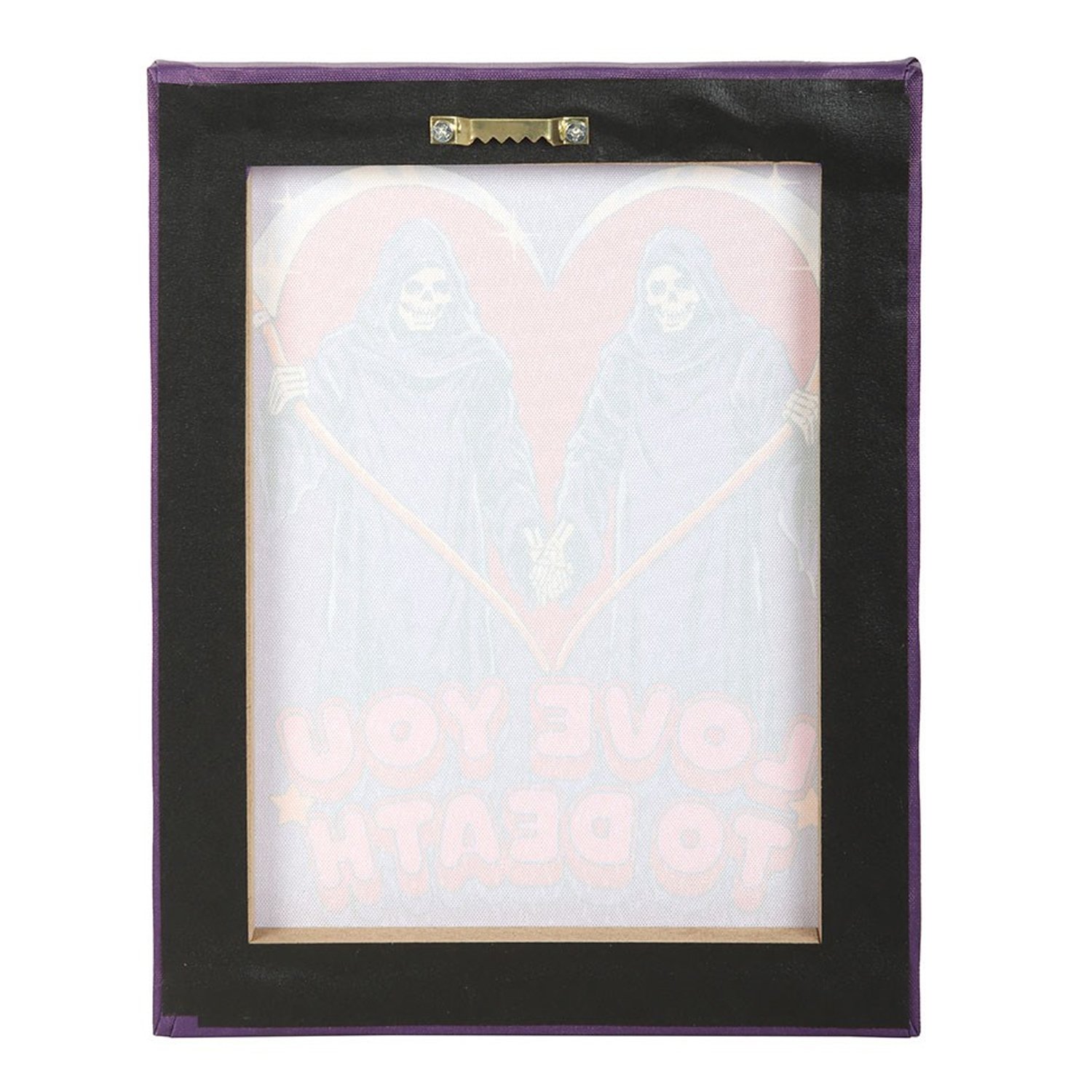 Steven Rhodes Love You To Death Canvas Plaque - Image 2