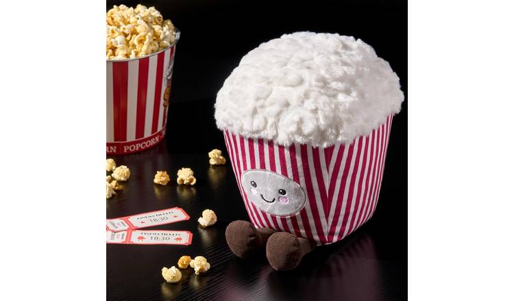 OHS Salty The Popcorn Shaped Scatter Cushion - Red - 25cm