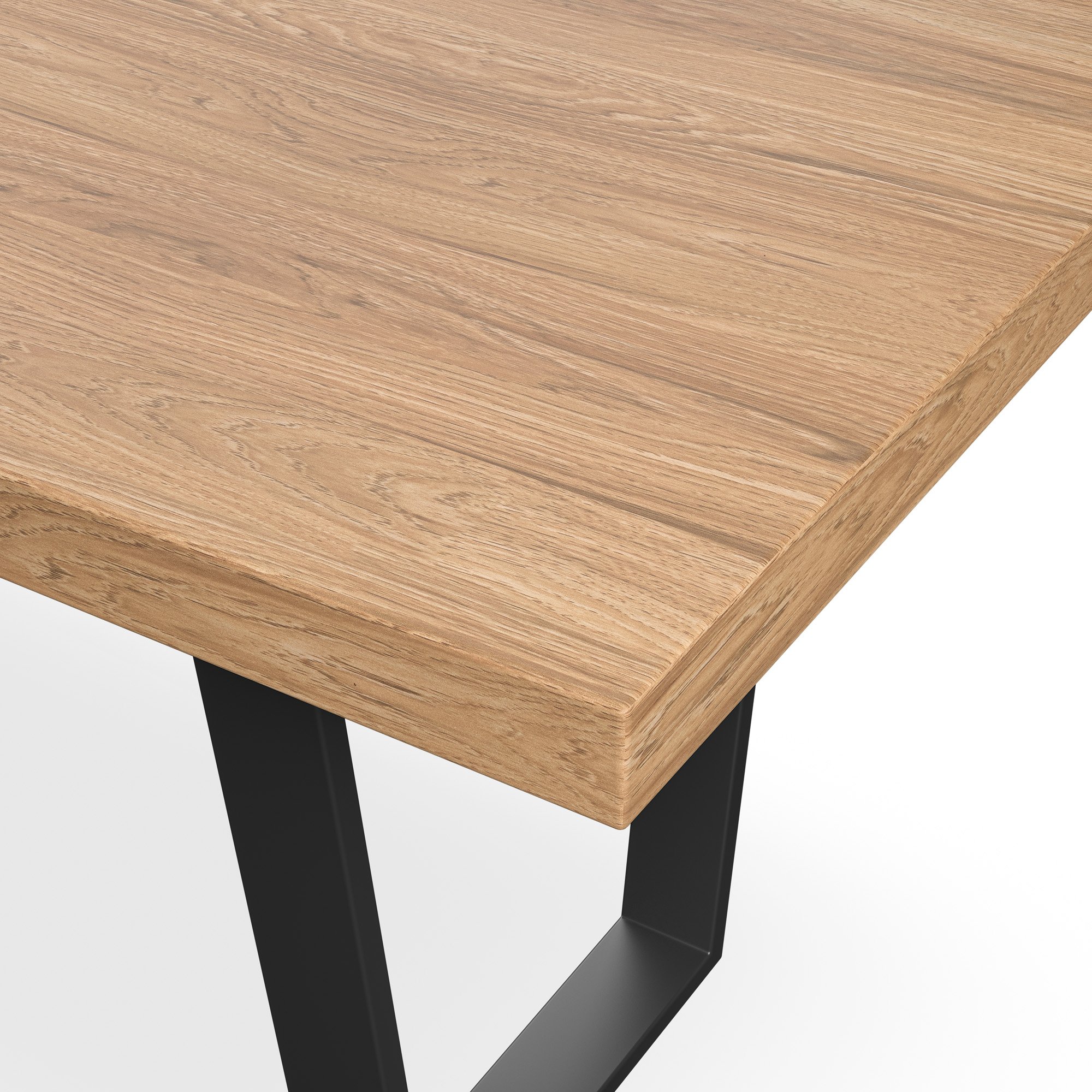Furniture Online Aria Monza Oak Effect Dining Table & 6 Charcoal Chairs - Image 4