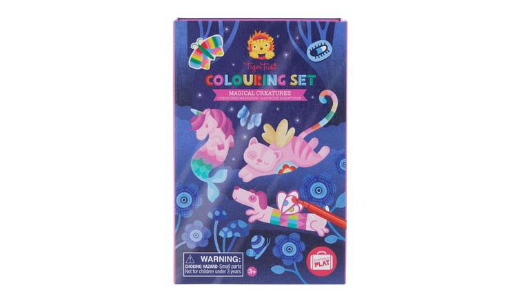Tiger Tribe Colouring Set Magical Creatures - 3 Years +
