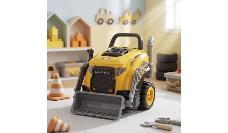 AIYAPLAY 3-6 Years Spray Lights and Sounds Truck Engine Toy – Yellow