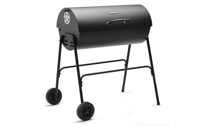 Big Smokey Charcoal Barrel Barbecue - Black