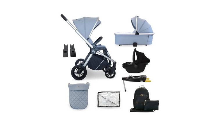 My Babiie 3-in-1 Travel System - Steel Blue