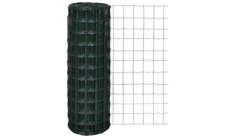 Walplus Steel Wire Euro Fence - Green - 10 x 1.5 m