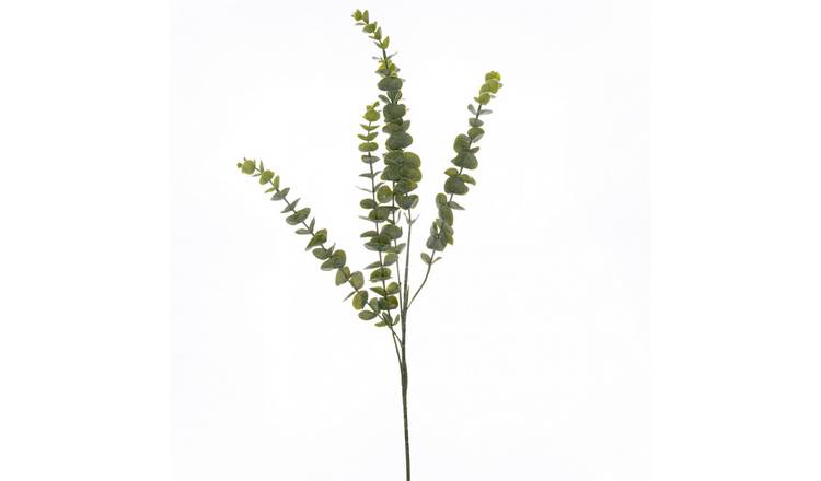 Hill Interiors Gunnii Eucalyptus Spray Artificial Plant - Green