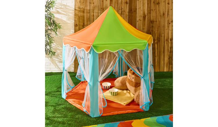 OHS Kids Outdoor Play Tent with Curtains - Colour Block