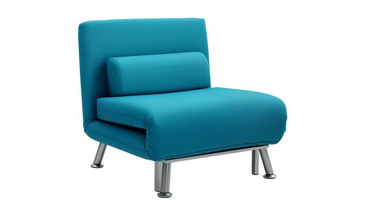 HOMCOM 3 in 1 Linen Fabric Adjustable Sofa for Living Room - Dark Blue