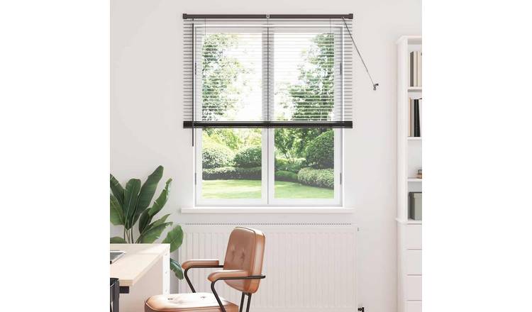Walplus Polyester Window Blind - Black - 175 x 115 cm