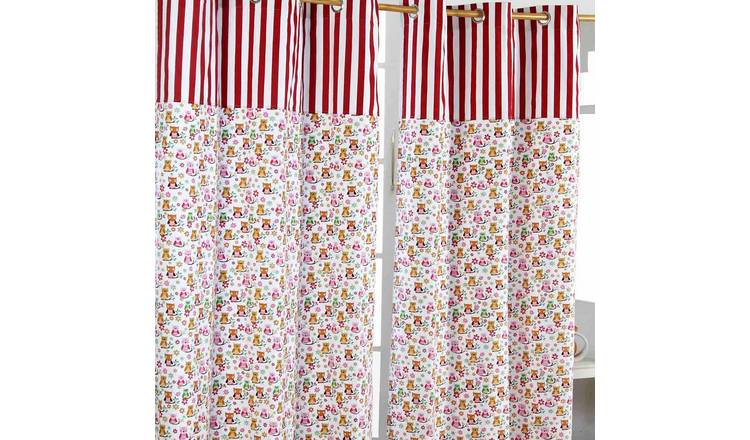 Homescapes Owls Printed Ready Made Eyelet Curtains - 137cm x 182cm