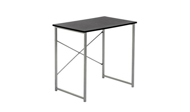 Harbour Housewares Industrial Office Desk - Black