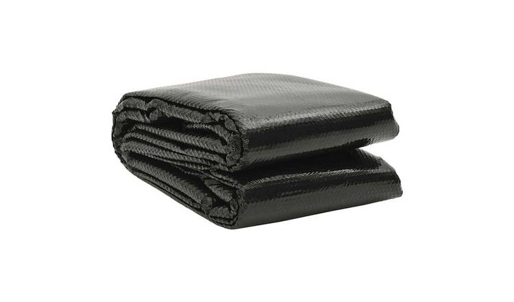 Walplus Polyethylene Pool Cover - Black - 549 x 274 cm