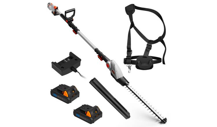 VonHaus Cordless Pole Hedge Trimmer with 2 x 20V Batteries