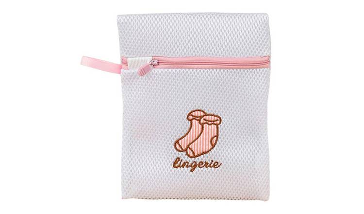 Haven Zippered Mesh Delicates Laundry Washing Bag For Machine Use - White