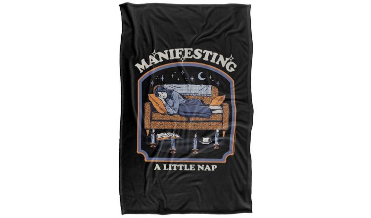 Steven Rhodes Manifesting A Little Nap Soft Touch Blanket - 152cm x 127cm