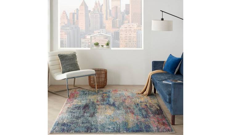 Mega Flooring Multi Modern Abstract Rug - 160 x 221cm