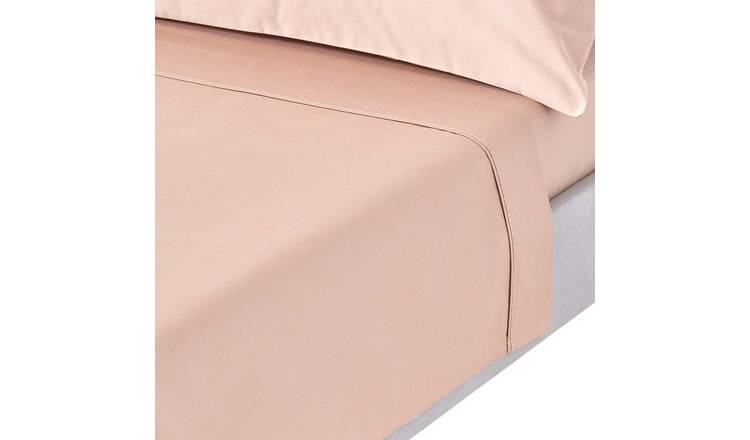 Homescapes Egyptian Cotton Mink Sateen Flat Sheet - Super King